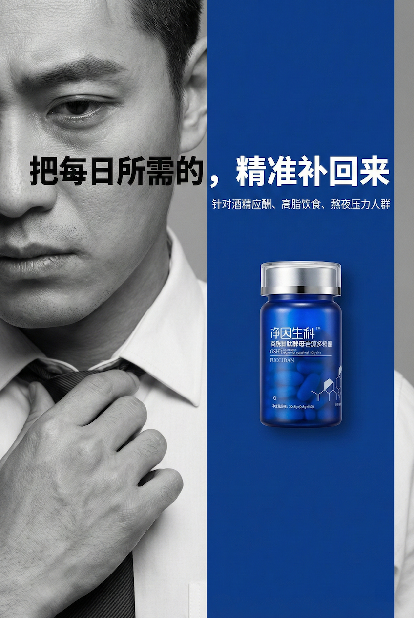 净因生科精准补充 针对熬夜应酬人群